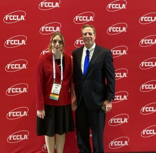 John with Nicole at the FCCLA national conference
